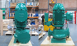 鎮流器水係統升級 - 垂直內聯離心泵