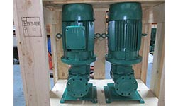 Seawater A/C Cooling for Offshore Support Vessel – Vertical Inline Pump